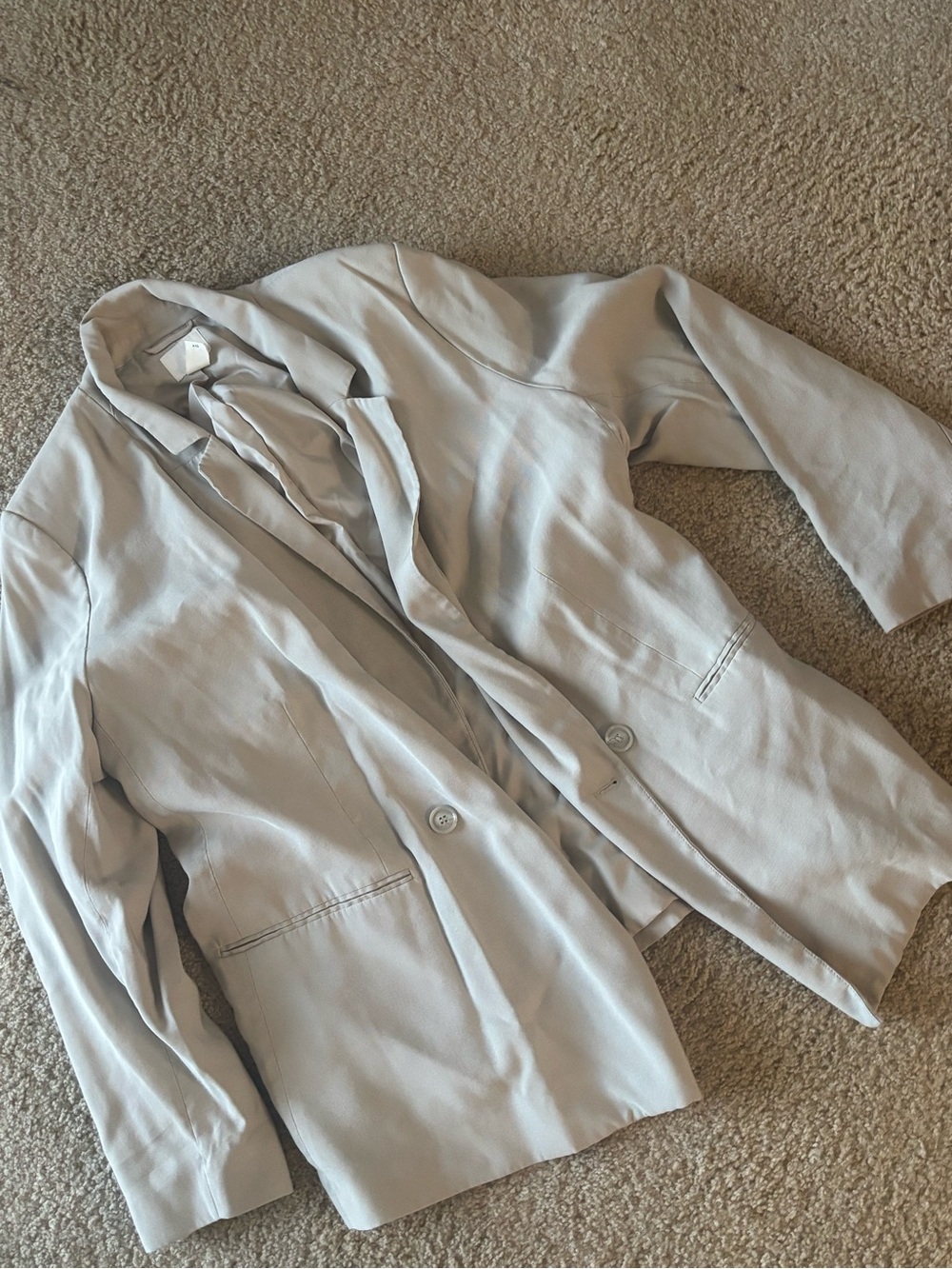 H&M Light Gray Women's Blazer Jacket